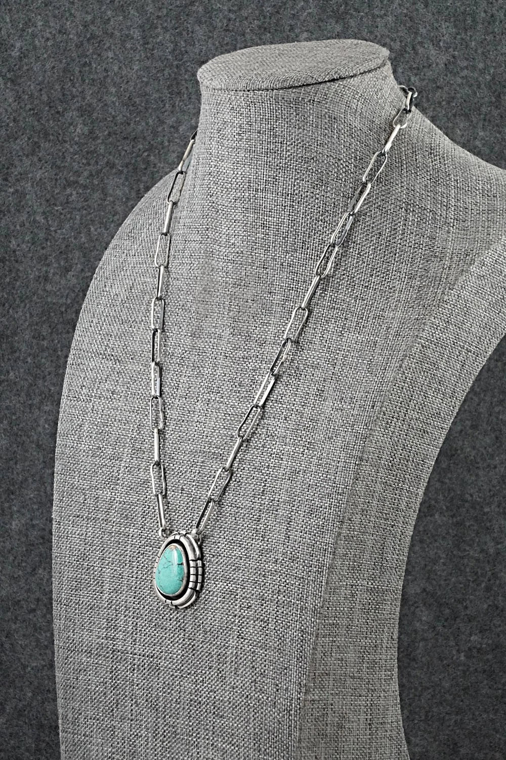 Turquoise & Sterling Silver Necklace - Daniel Benally