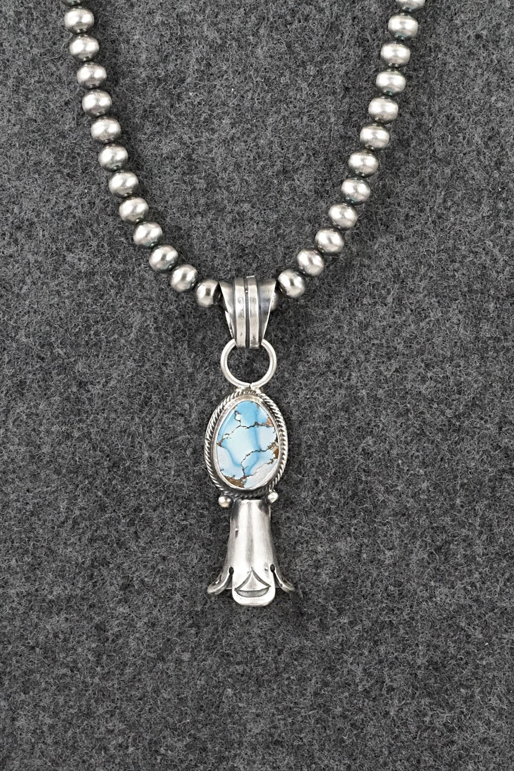 Turquoise & Sterling Silver Necklace - Sharon McCarthy