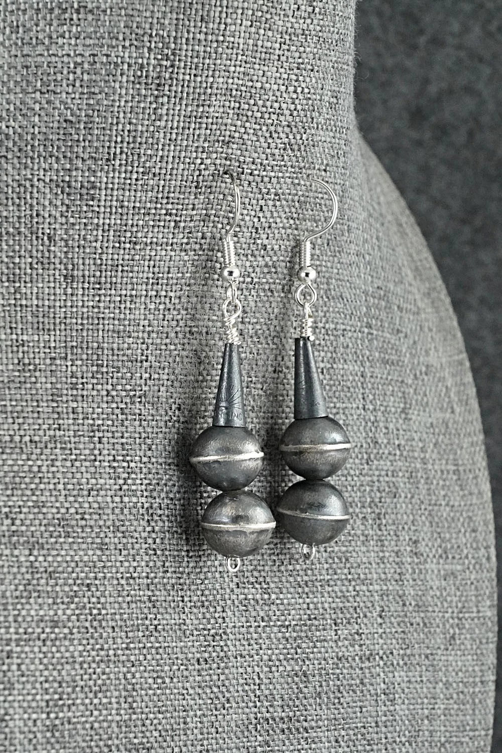 Turquoise & Sterling Silver Squash Blossom Set - Gilbert Martin