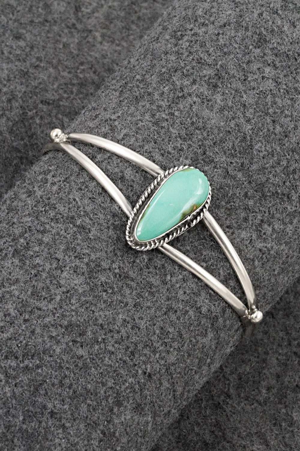 Turquoise & Sterling Silver Bracelet - Rosemary Saunders