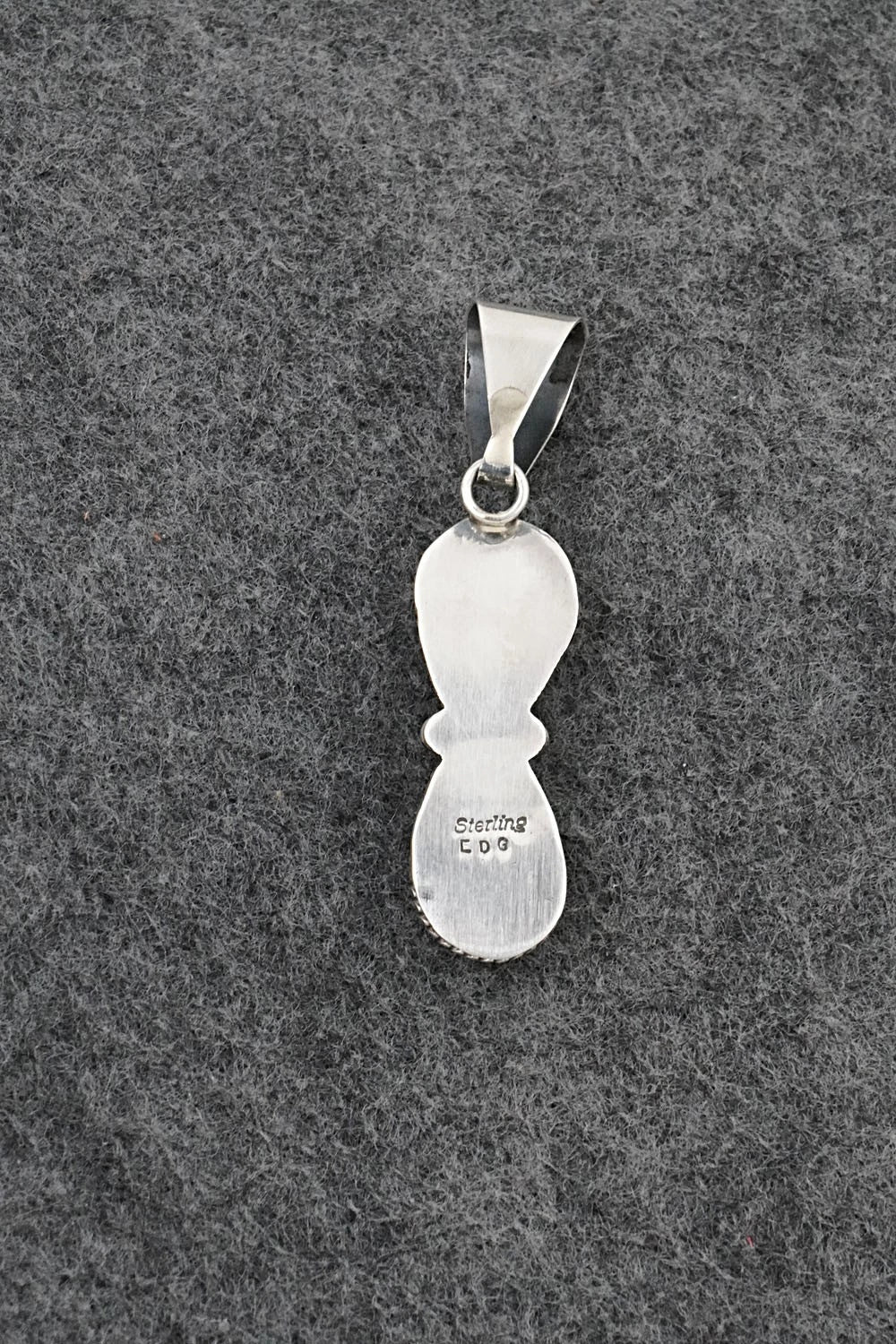 Turquoise & Sterling Silver Pendant - Eugene Gruber