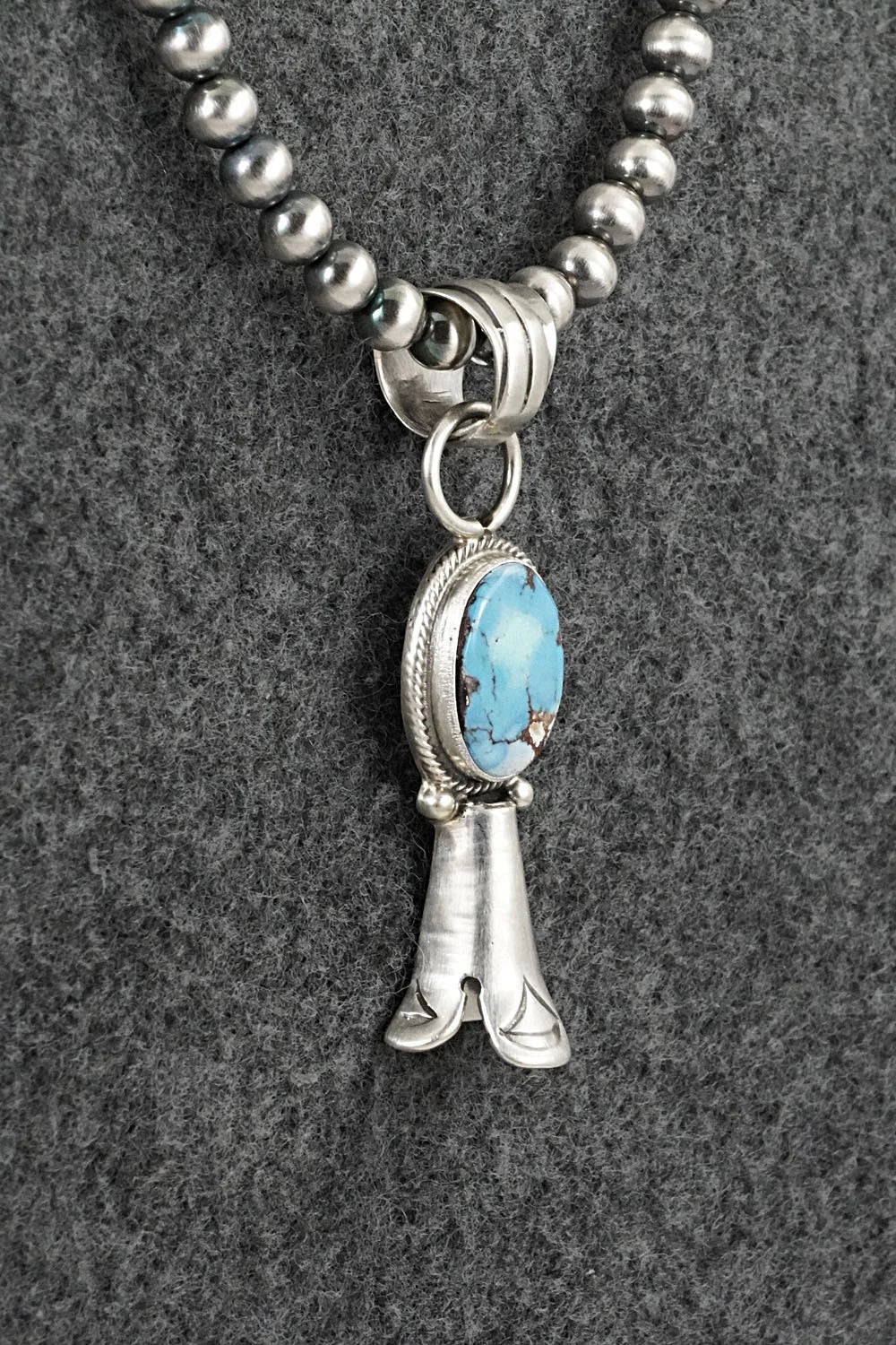 Turquoise & Sterling Silver Necklace - Sharon McCarthy