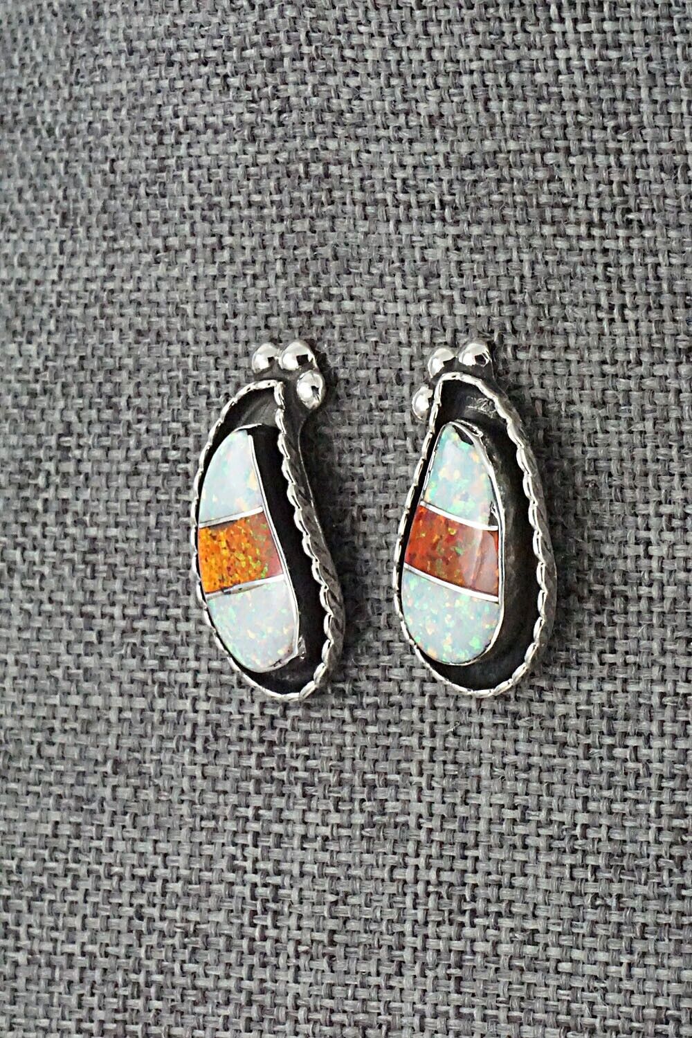 Opalite & Sterling Silver Earrings - Susie Lowsayatee