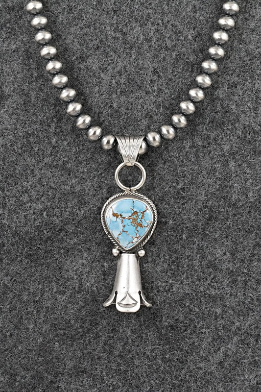 Turquoise & Sterling Silver Necklace - Sharon McCarthy