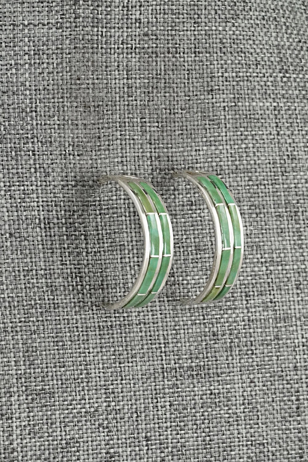 Turquoise & Sterling Silver Earrings - Andrew Enrico