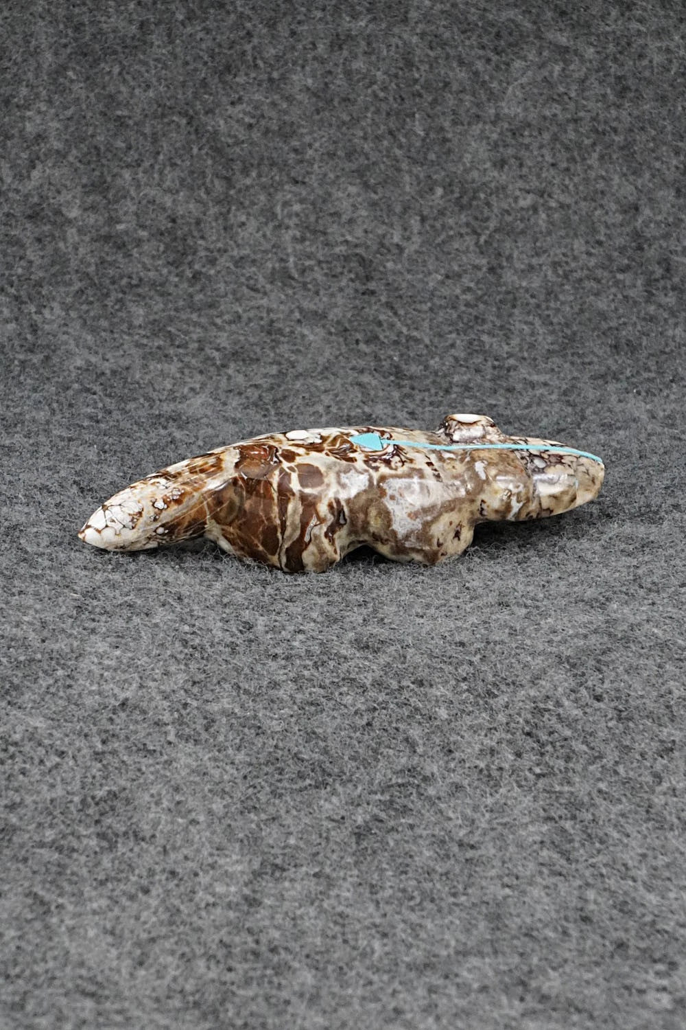 Badger Zuni Fetish Carving - Kenric Laiwakete