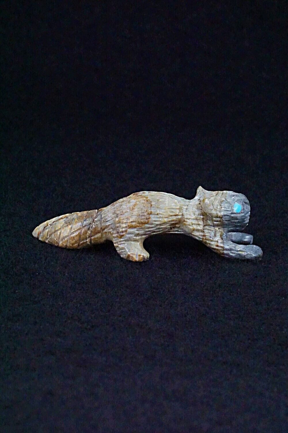 Beaver Zuni Fetish Carving - Cody Cheama