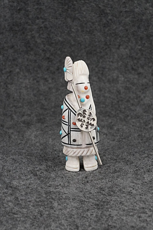 Warrior Zuni Fetish Carving - Claudia Peina