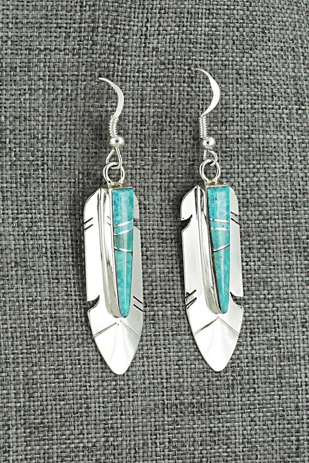 Turquoise & Sterling Silver Earrings - Marilyn Yazzie