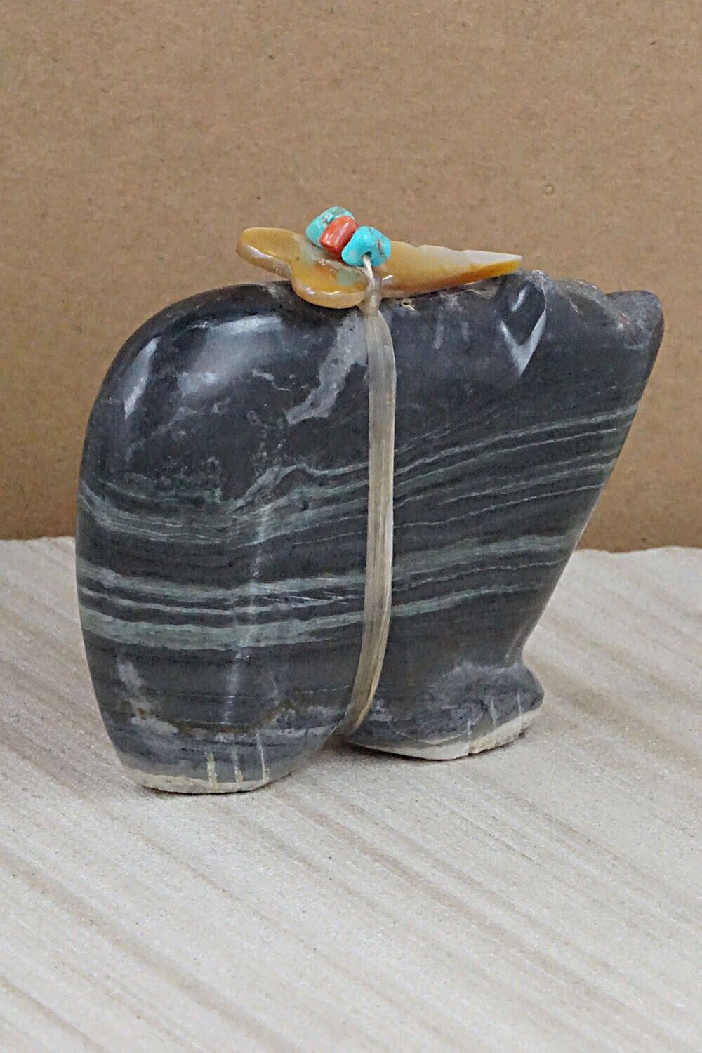 Bear Zuni Fetish Carving - Leland Boone