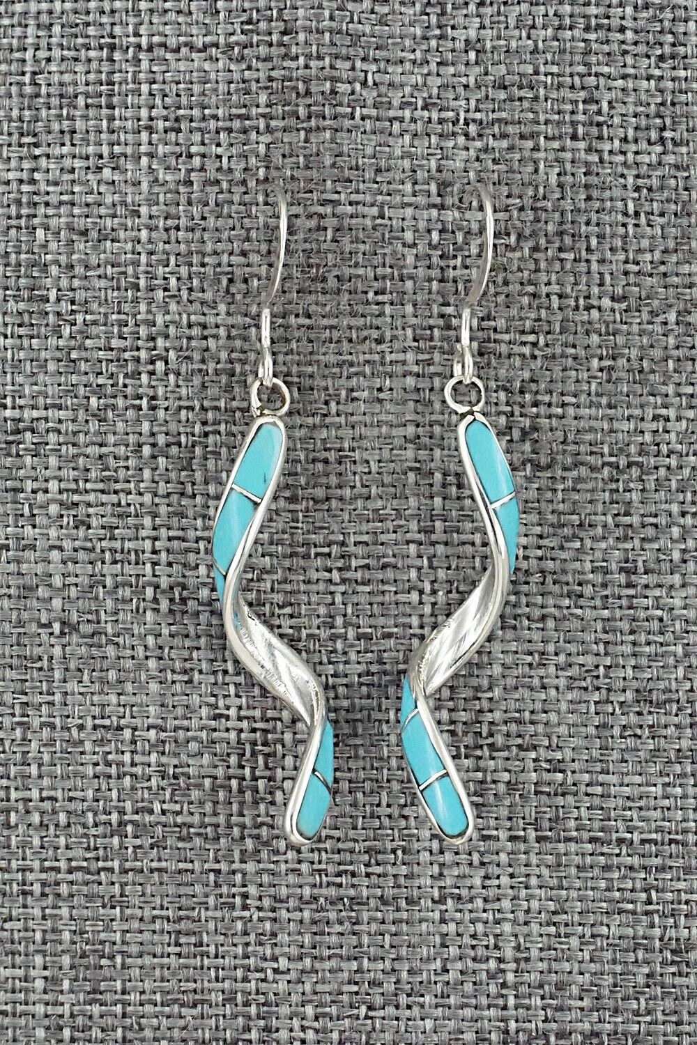 Turquoise & Sterling Silver Earrings - Ira Johnson