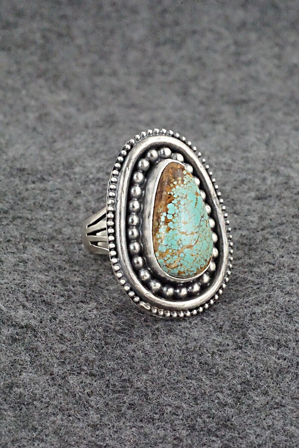 Turquoise & Sterling Silver Ring - Marita Benally - Size 7