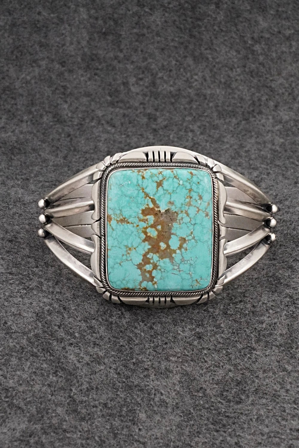Turquoise & Sterling Silver Bracelet - Mark Yazzie