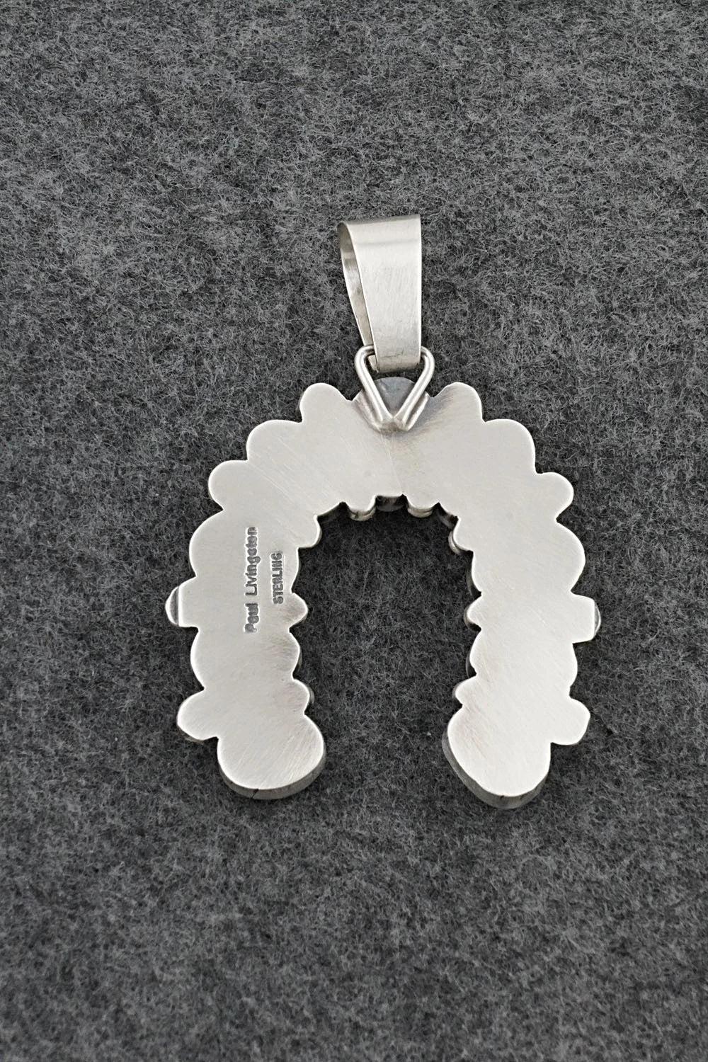 Turquoise & Sterling Silver Pendant - Paul Livingston