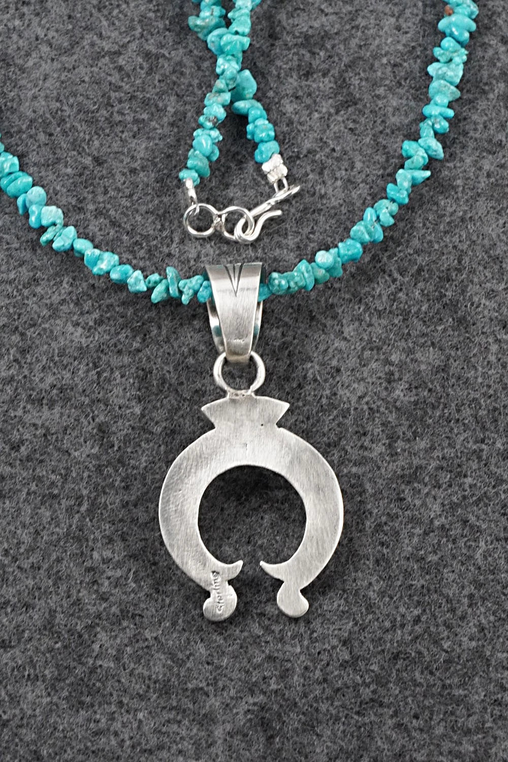 Turquoise & Sterling Silver Necklace - Sharon McCarthy