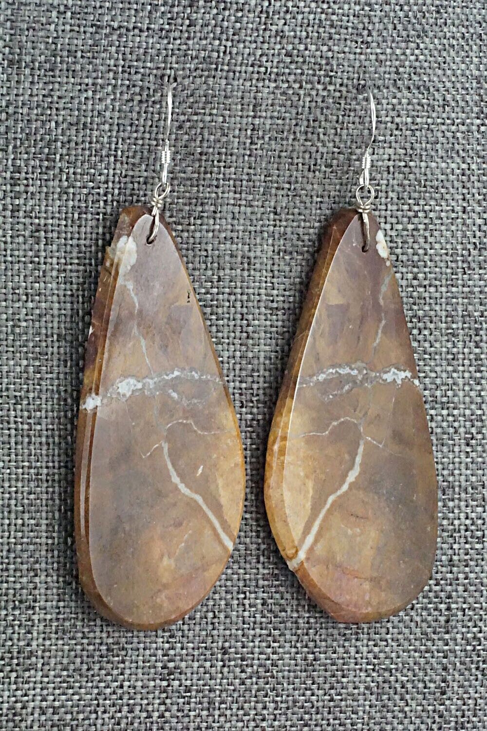 Wild Horse & Sterling Silver Earrings - Francis Garcia