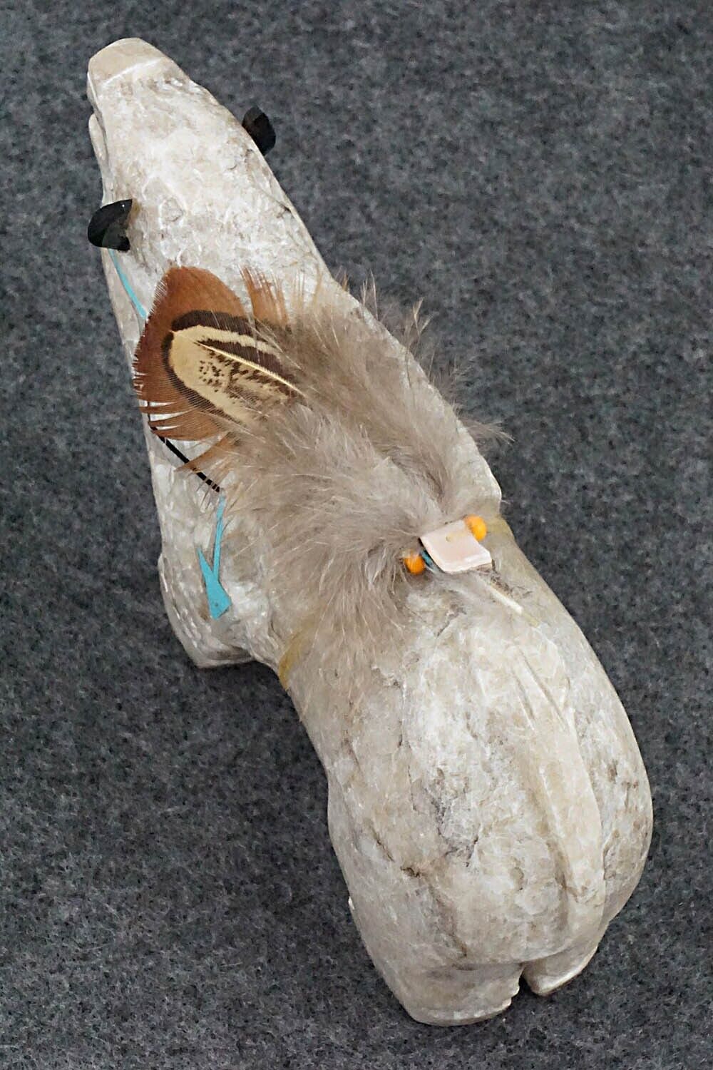 Buffalo Navajo Fetish Carving - Ben Livingston