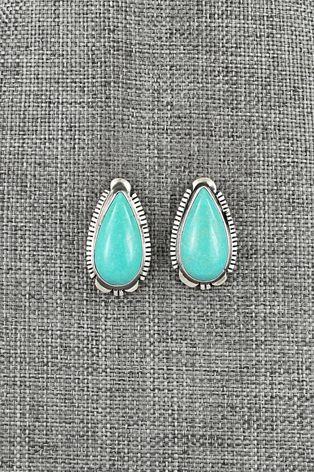 Turquoise & Sterling Silver Earrings - Thomas Francisco
