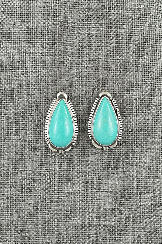 Turquoise & Sterling Silver Earrings - Thomas Francisco