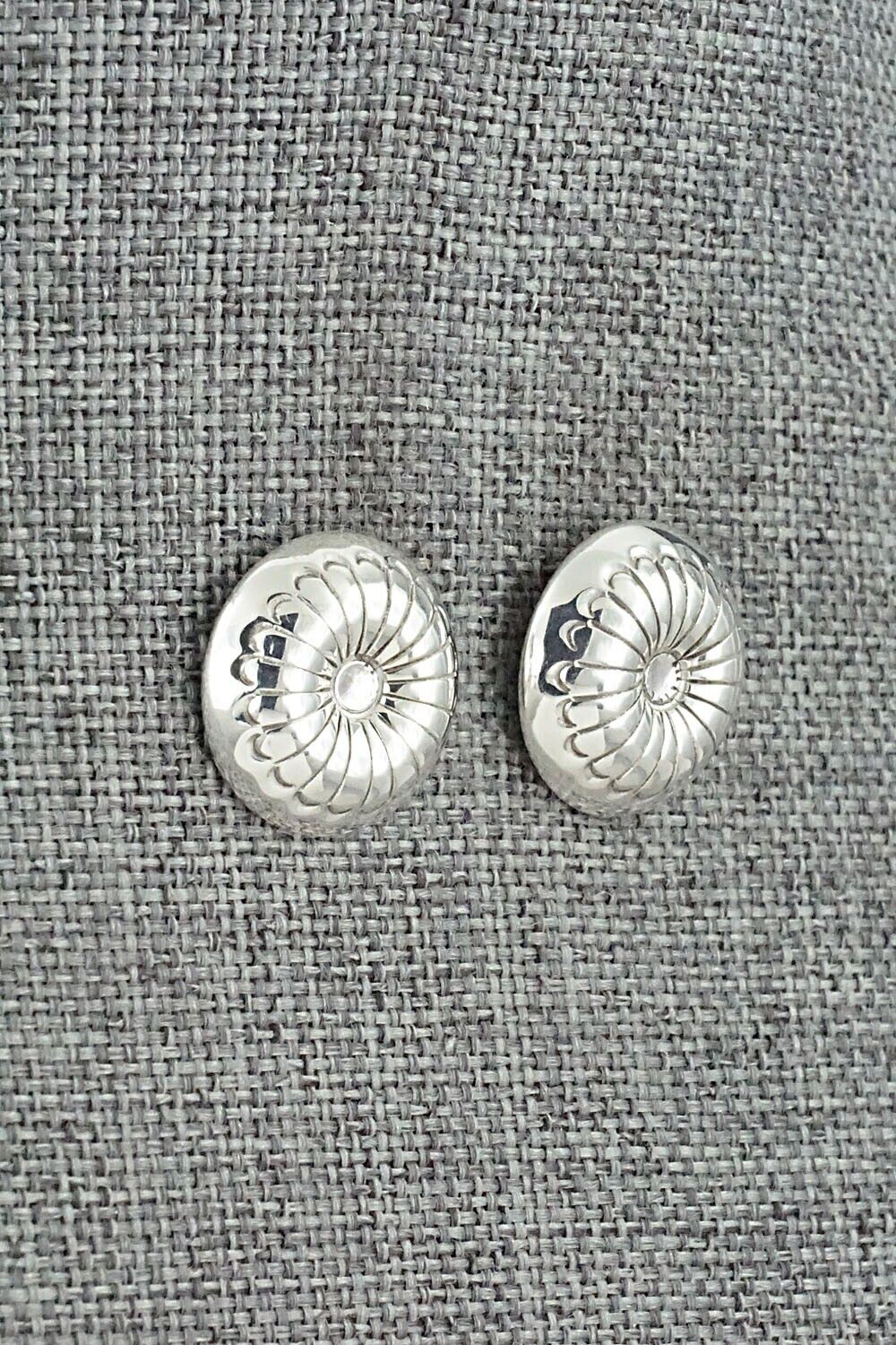 Sterling Silver Earrings - Marie Yazzie