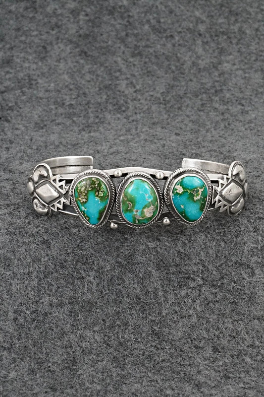 Turquoise & Sterling Silver Bracelet - Sharon McCarthy