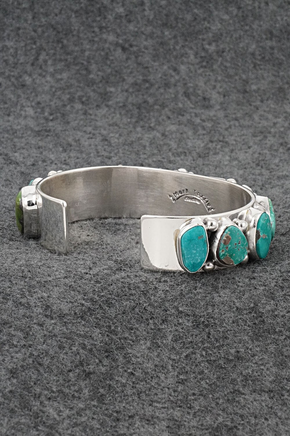 Turquoise & Sterling Silver Bracelet - Mark Yazzie