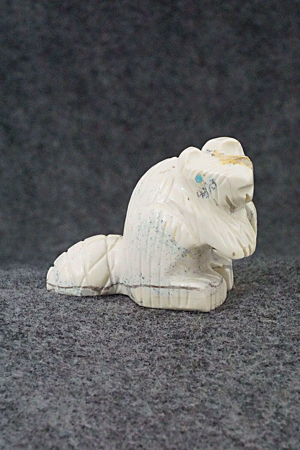 Beaver Zuni Fetish Carving - Gilbert Lonjose