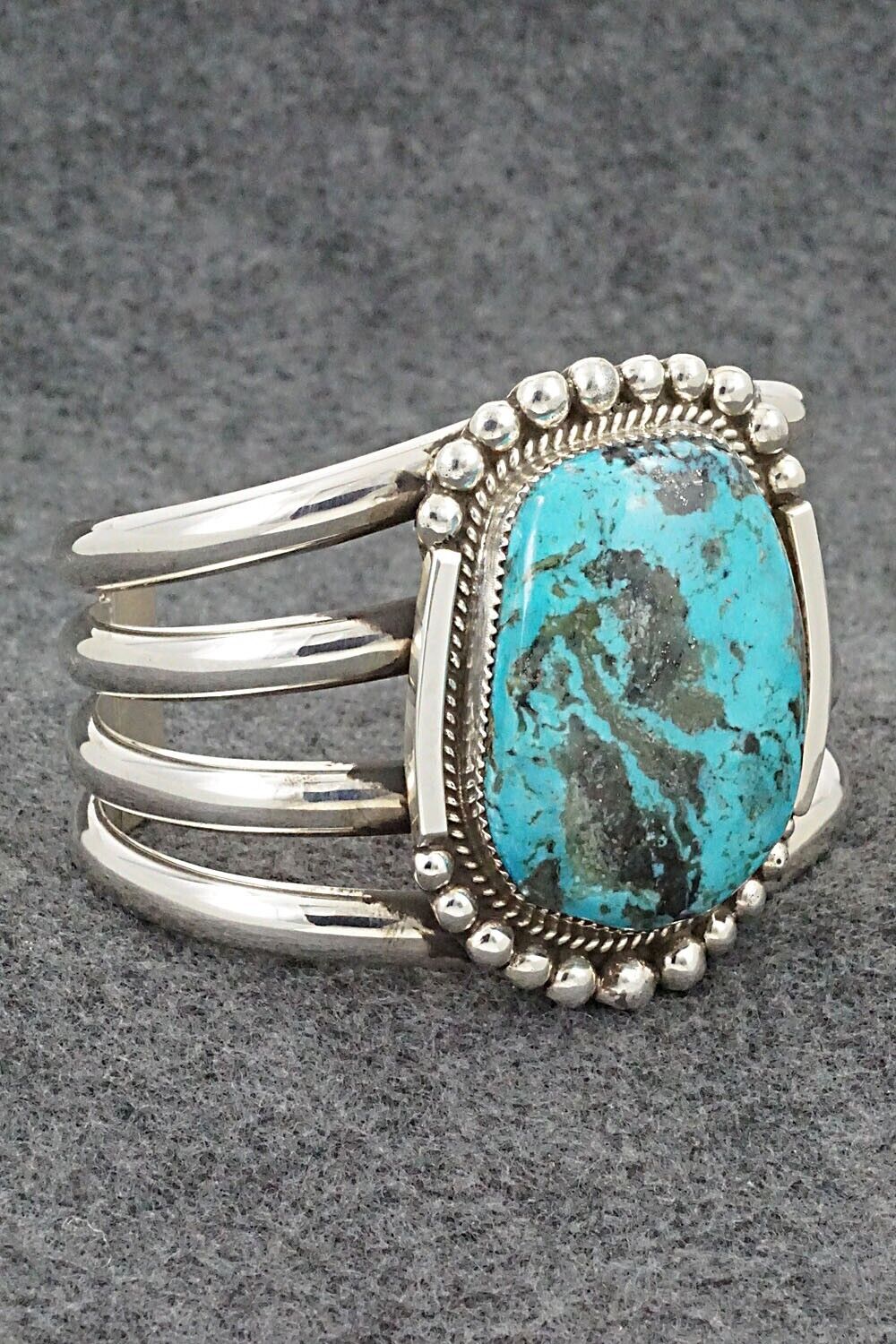 Turquoise & Sterling Silver Bracelet - Ray Nez