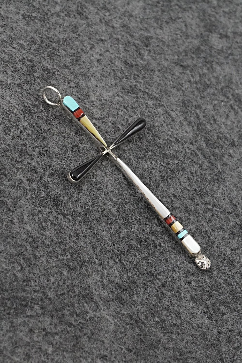 Multi-Stone & Sterling Silver Pendant - Sylvester Noche