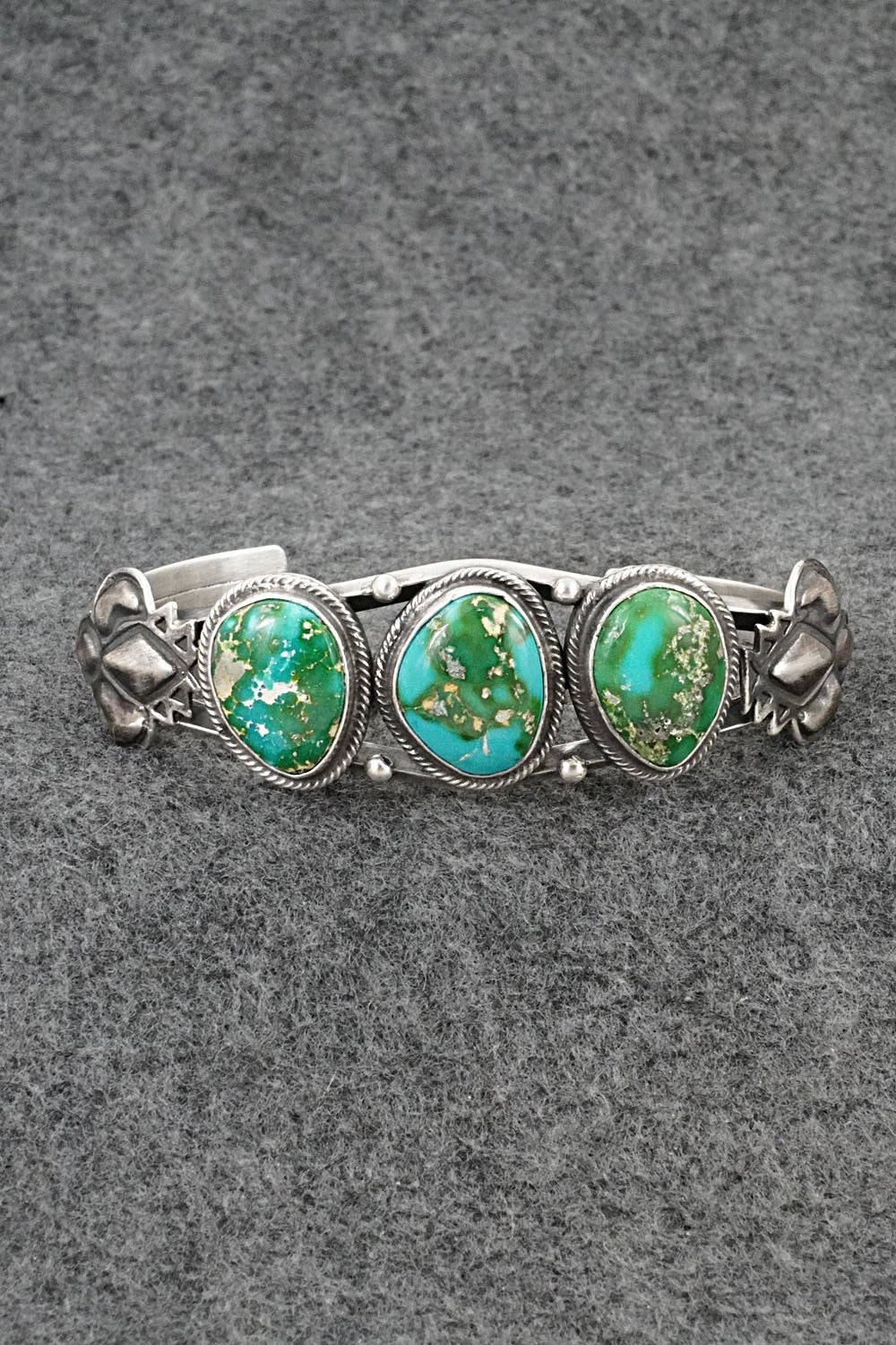 Turquoise & Sterling Silver Bracelet - Sharon McCarthy