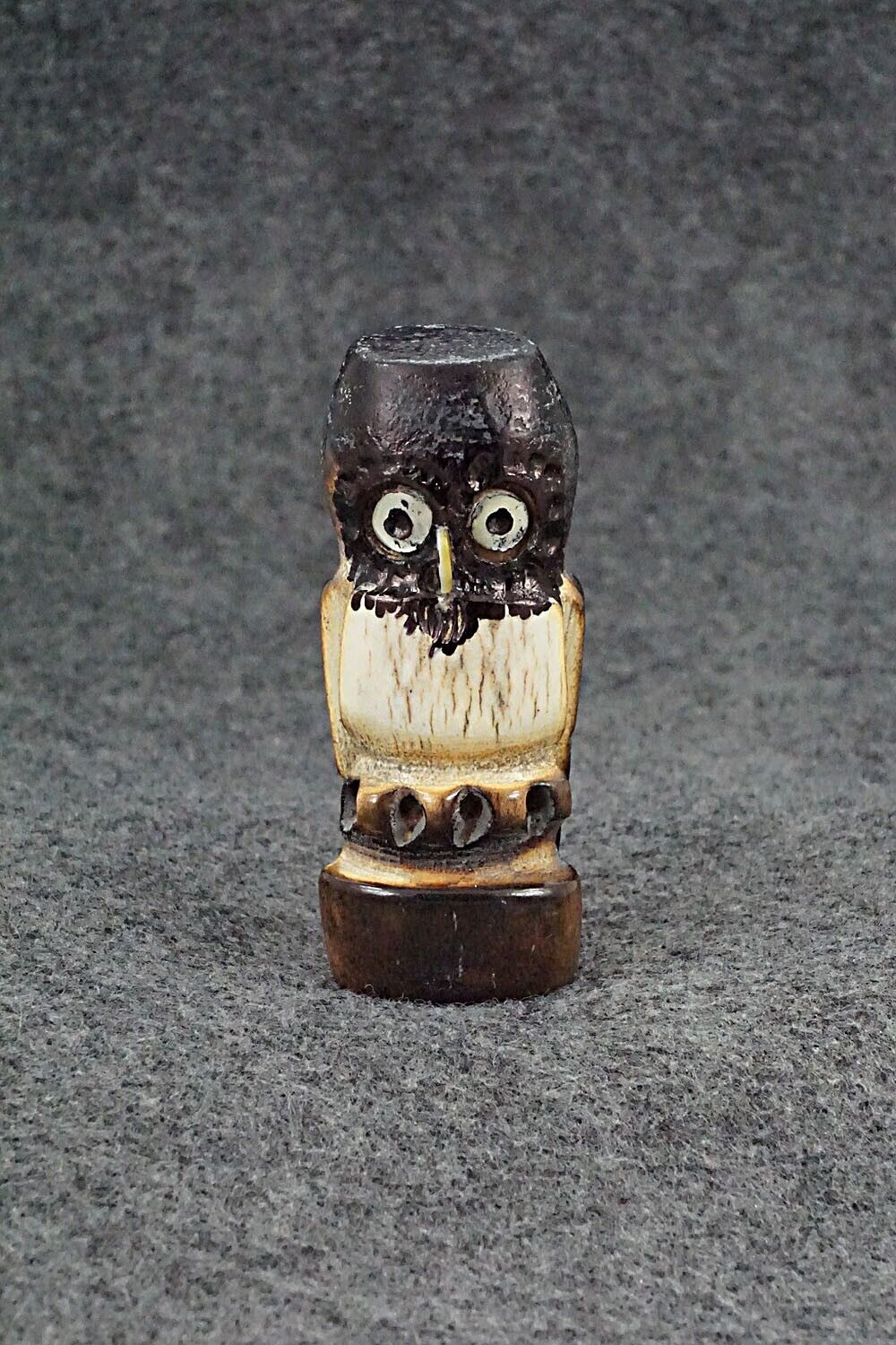 Owl Zuni Fetish Carving - Craig Haloo