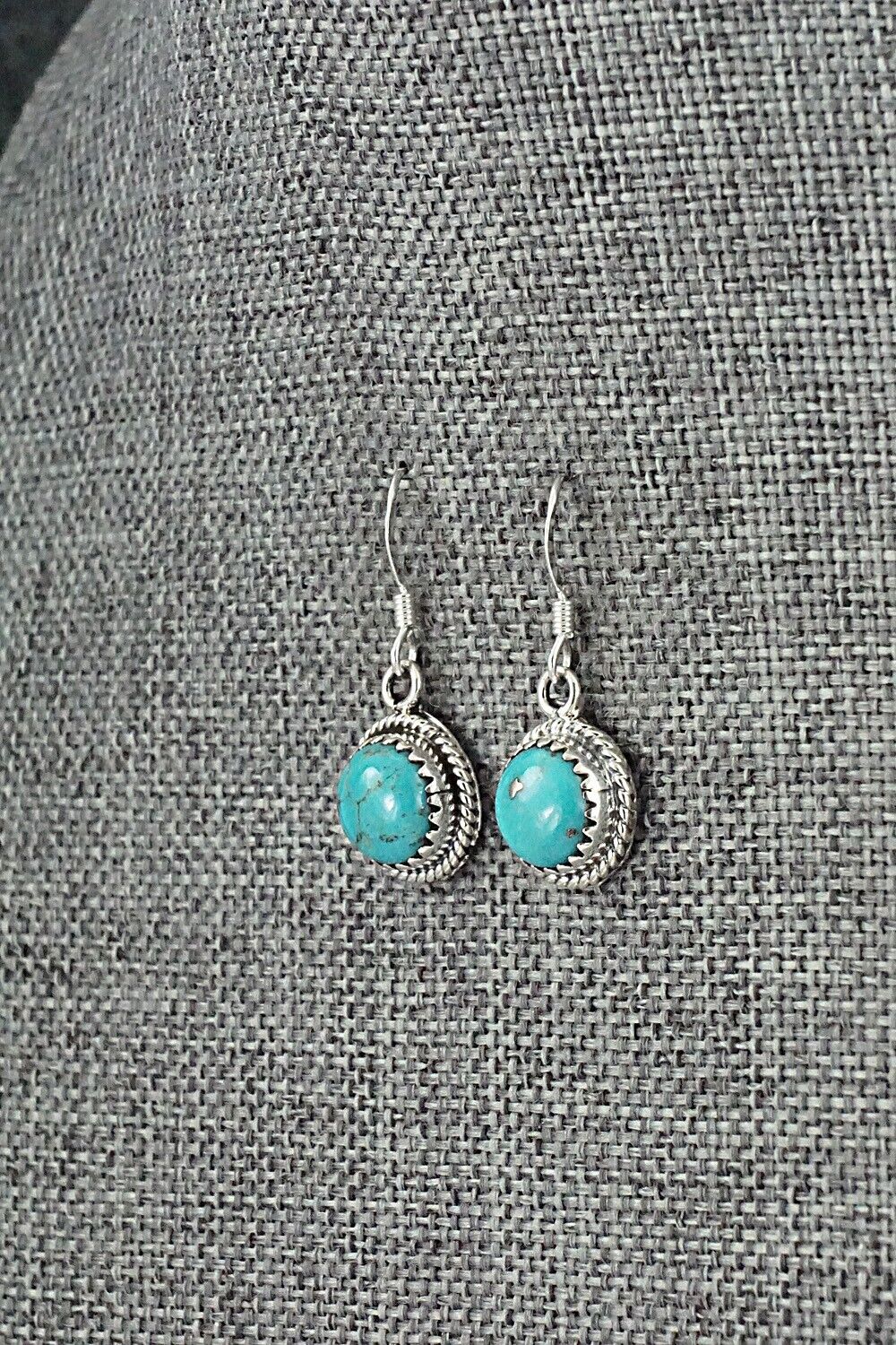 Turquoise & Sterling Silver Earrings - Sharon McCarthy