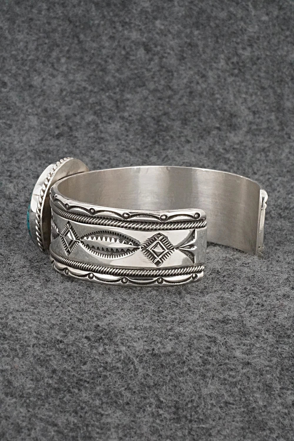 Turquoise & Sterling Silver Bracelet - Michael Calladitto