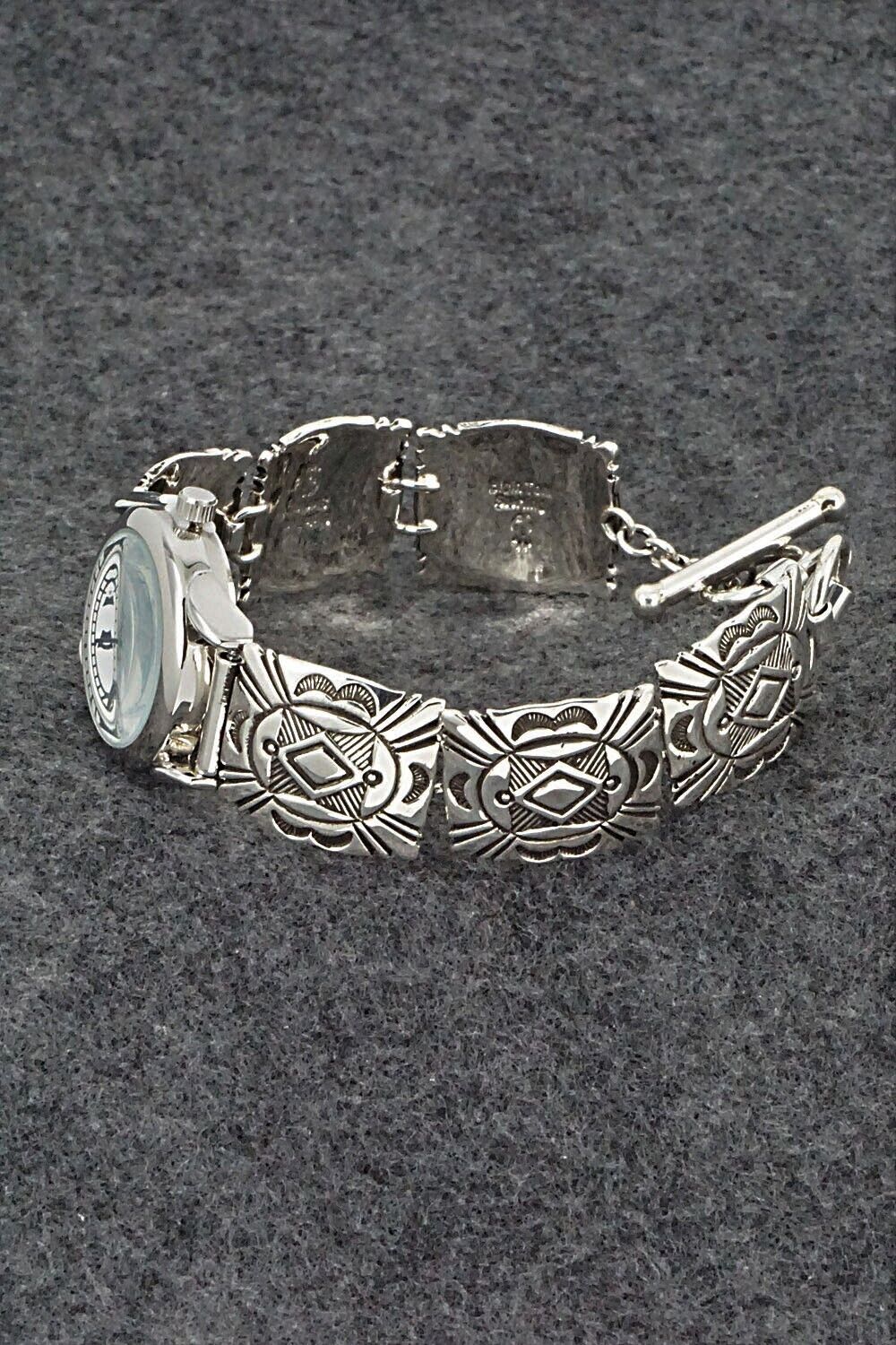 Sterling Silver Watch Bracelet - Elgin Tom