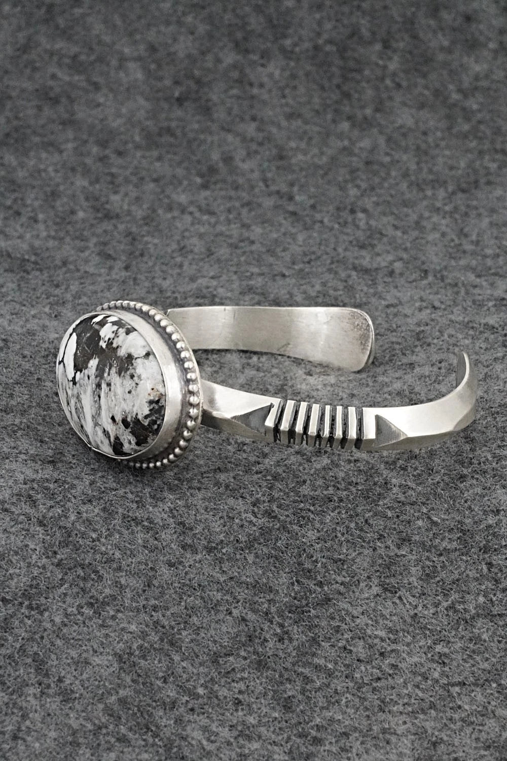 White Buffalo & Sterling Silver Bracelet - Paul Livingston