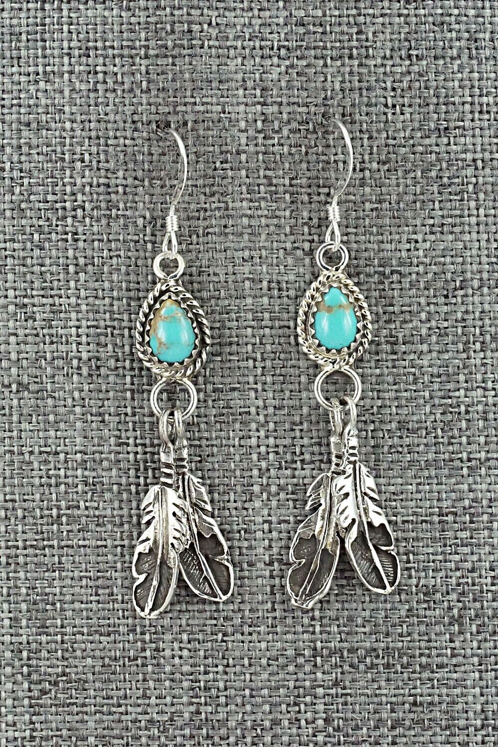Turquoise & Sterling Silver Earrings - Sharon McCarthy
