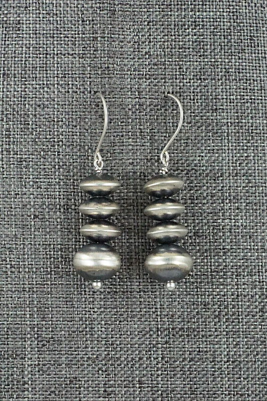 Sterling Silver Navajo Pearl Earrings - Bryannen Halwood