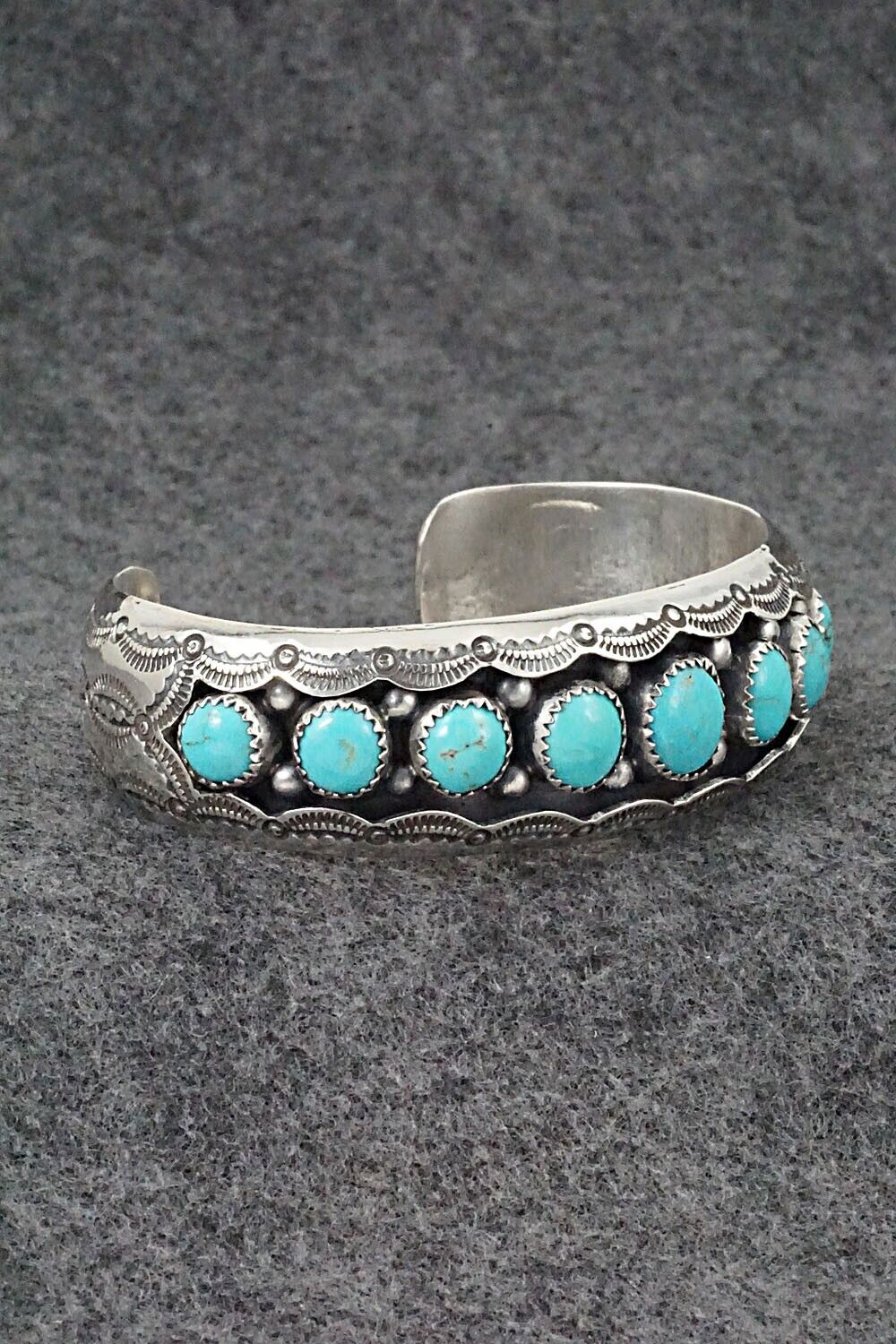 Turquoise & Sterling Silver Bracelet - Wilbert Muskett Sr.