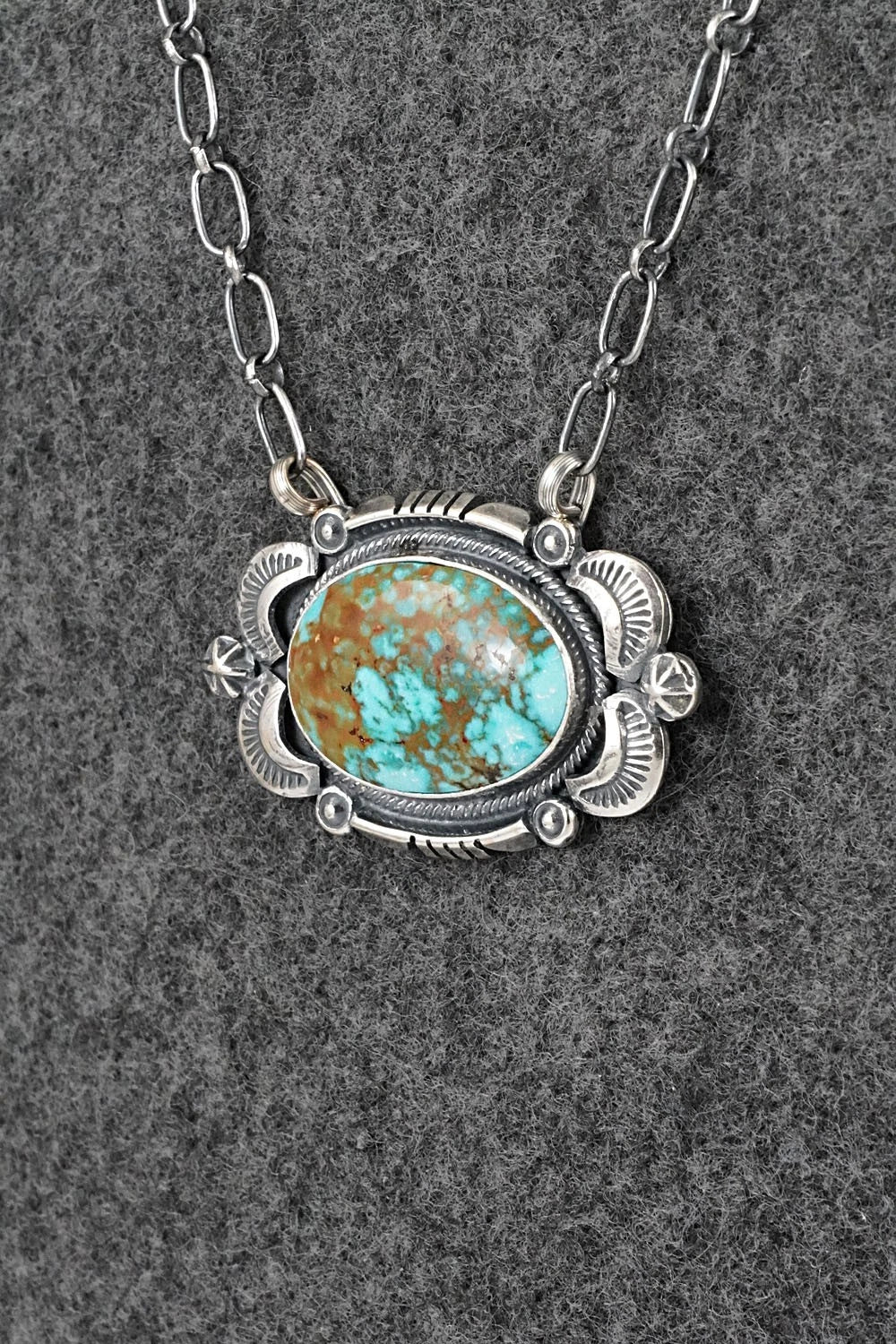 Turquoise & Sterling Silver Necklace - Daniel Benally