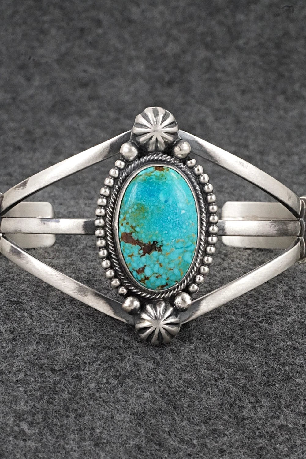 Turquoise & Sterling Silver Bracelet - Darrin Livingston