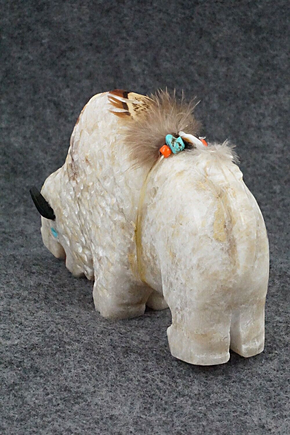 Buffalo Navajo Fetish Carving - Ben Livingston