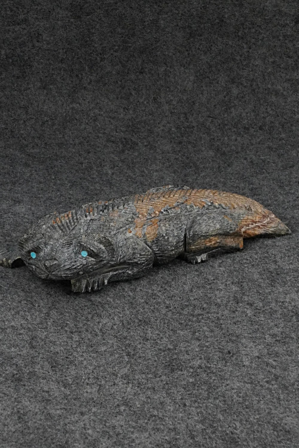Badger Zuni Fetish Carving - Tony Mackel