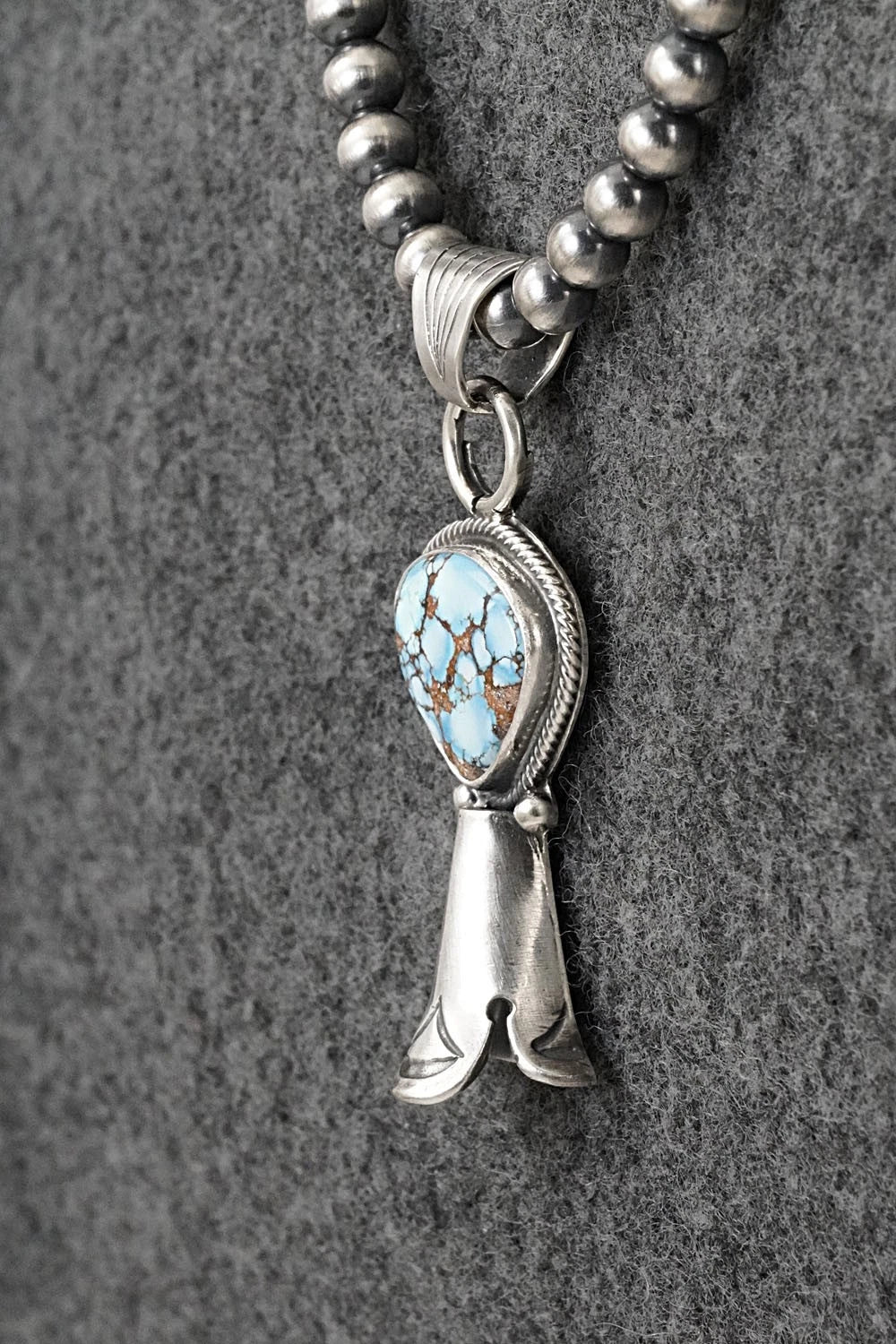 Turquoise & Sterling Silver Necklace - Sharon McCarthy
