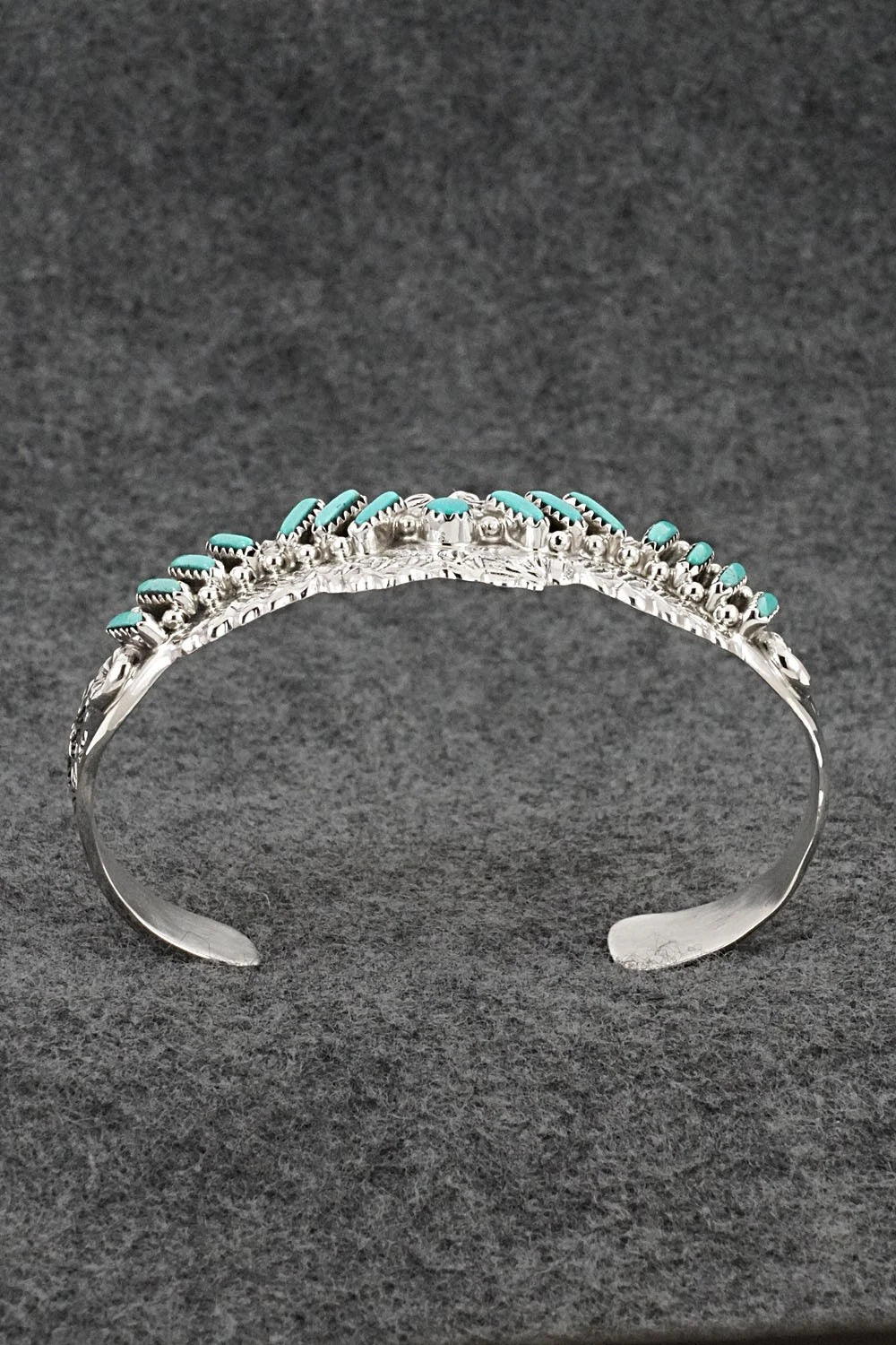 Turquoise & Sterling Silver Bracelet - Murray Hannaweeka
