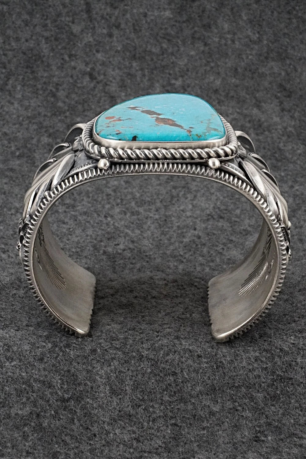 Turquoise & Sterling Silver Bracelet - Delbert Gordon