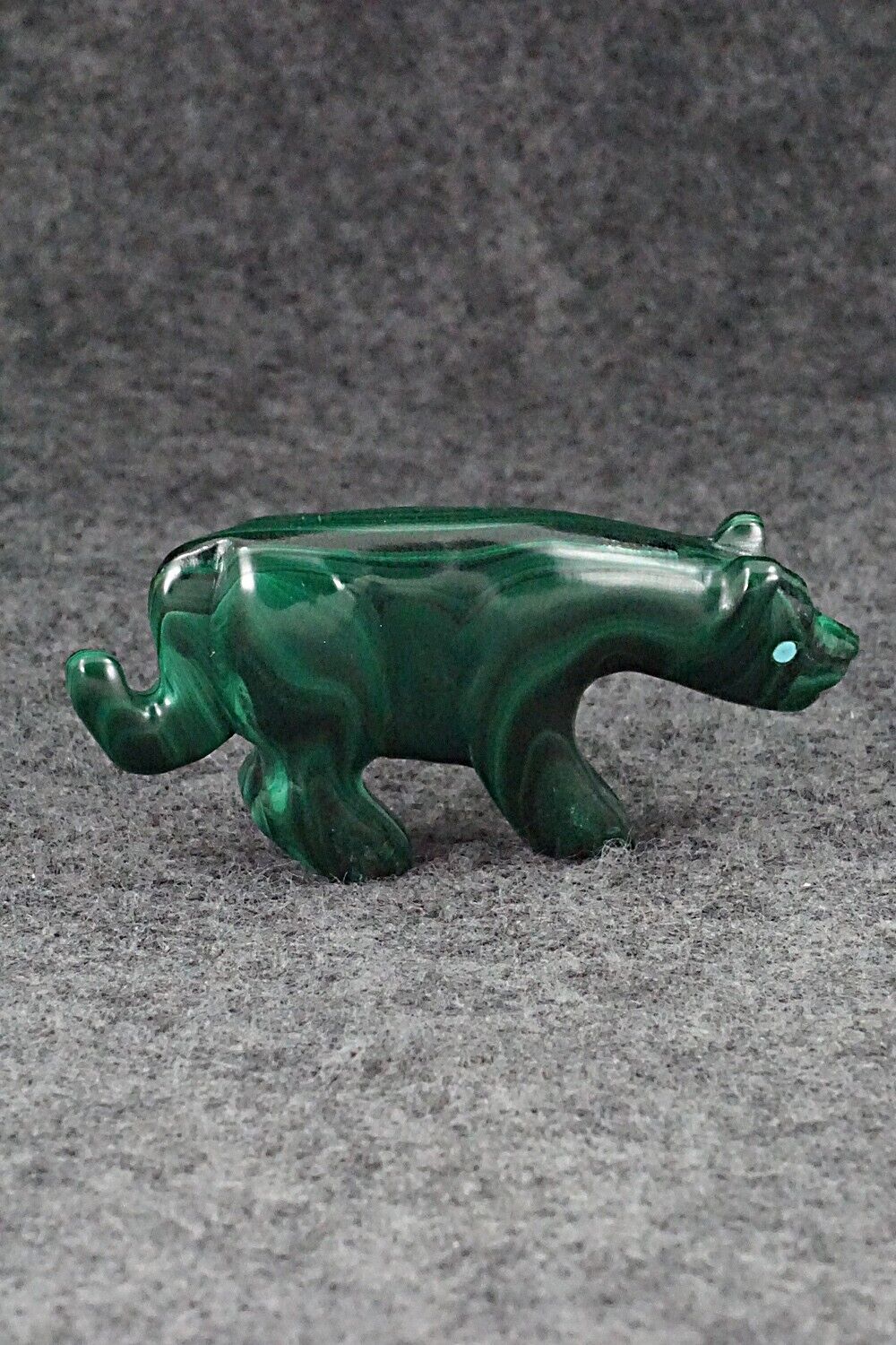 Mountain Lion Zuni Fetish Carving - Andres Quandelacy