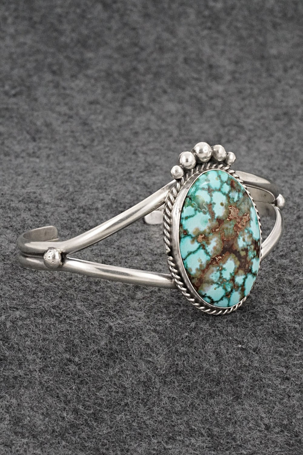 Turquoise & Sterling Silver Bracelet - Rena Begay