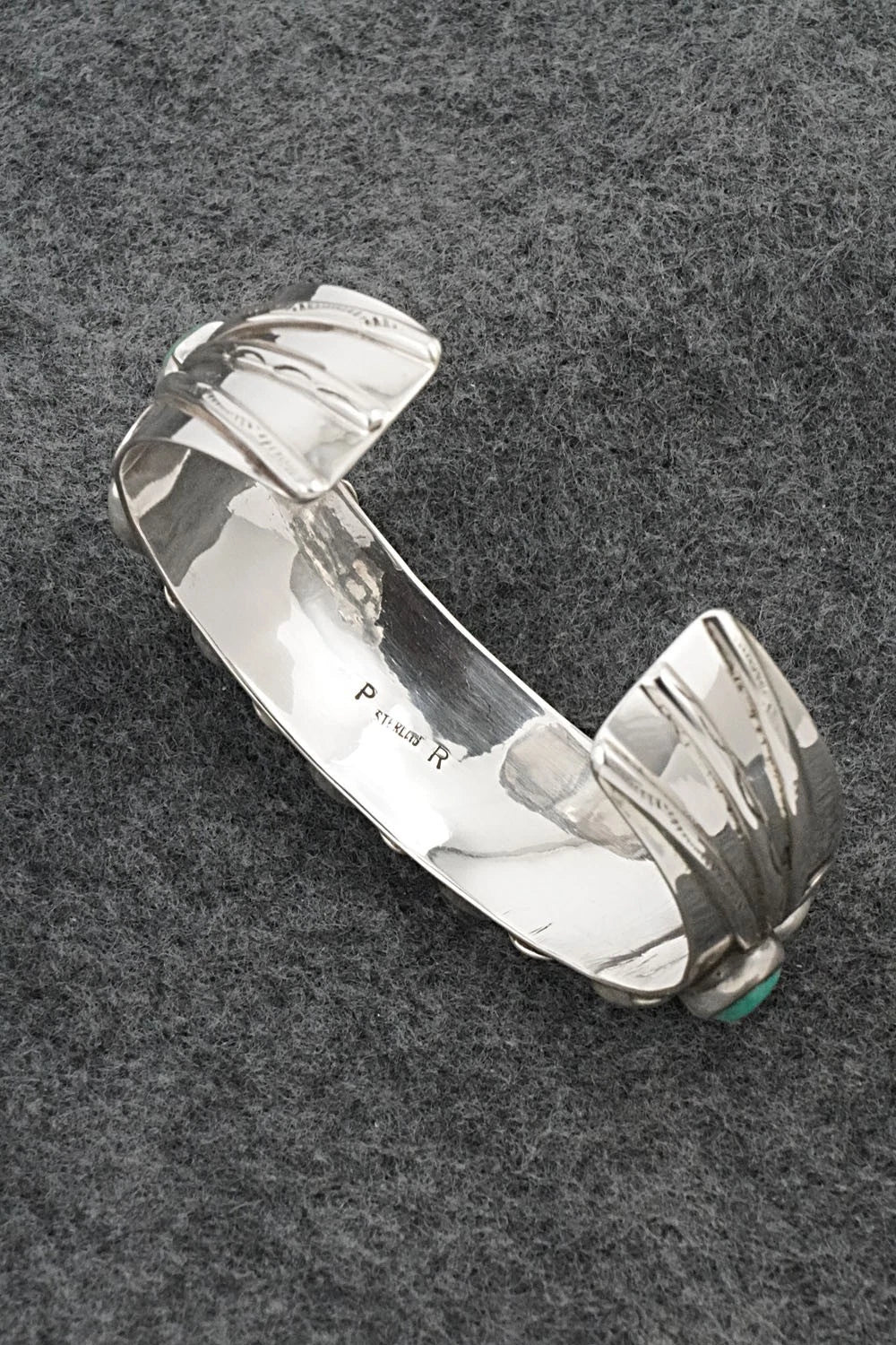 Turquoise & Sterling Silver Bracelet - Priscilla Reeder