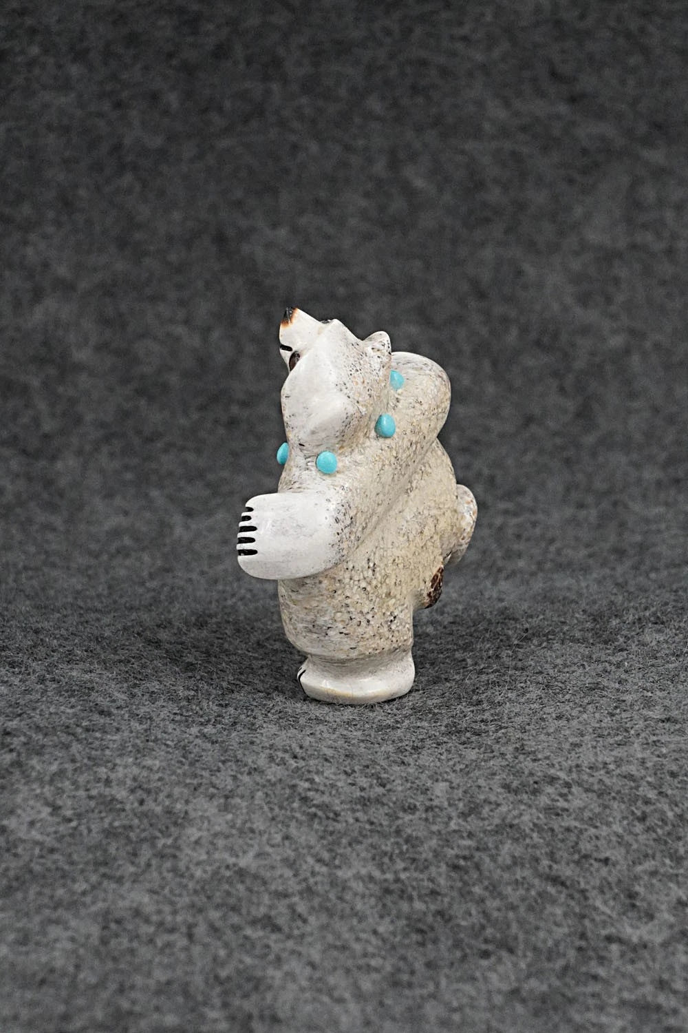 Dancing Bear Zuni Fetish Carving - Claudia Peina