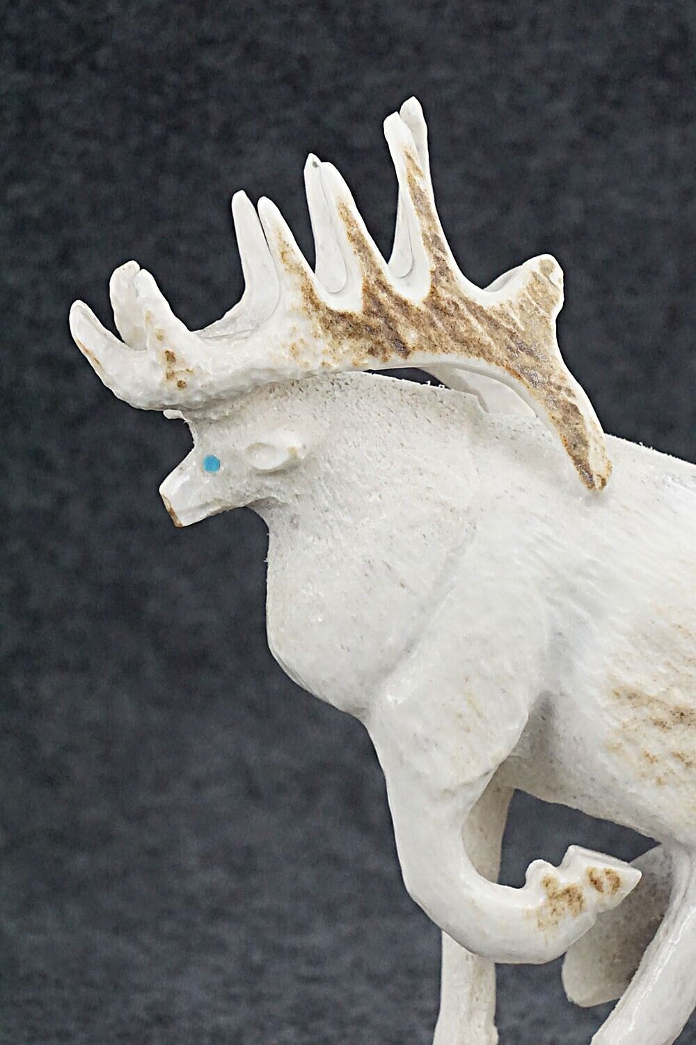 Elk Zuni Fetish Carving - Maxx Laate